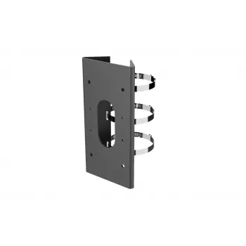 Hikvision DS-1475ZJ-SUS suporte vertical para poste, preto, aço inoxidável