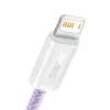 Cabo Baseus Dynamic USB para Lightning, 2,4 A, 2 m (violeta)