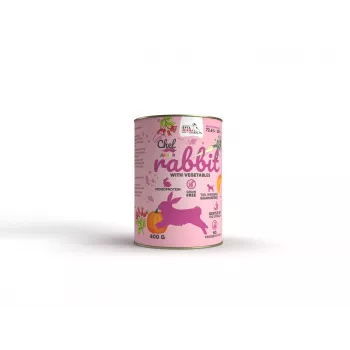 SYTA MICHA Coelho com Legumes para cachorros - Comida húmida para cães - 400g