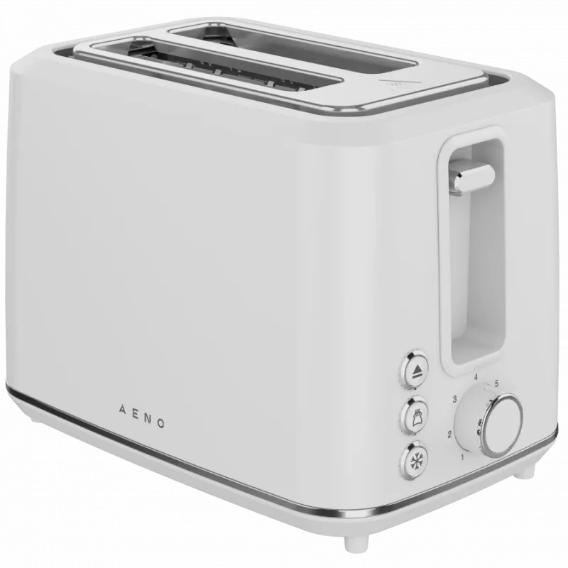 Torradeira elétrica, branca, 220-240V, 50-60Hz, 920-1080W, 2 ranhuras, 3 modos, 7 níveis de tostagem