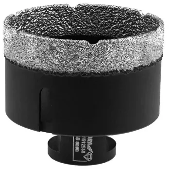 Coroa de diamante Dedra soldada a vácuo M14 68 mm