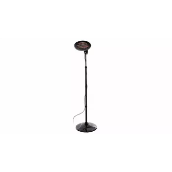 Aquecedor elétrico Sunred SMQ2000A para interior e exterior preto 2000 W aquecedor elétrico de quartzo