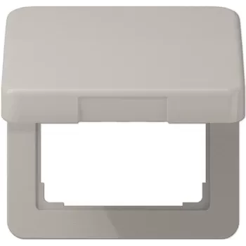 Tampa basculante Jung com aro de cobertura 50x50mm CD 590 KL PT (CD590KLPT)