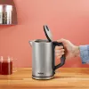 Tefal Bronx KI513D10 chaleira elétrica, 1,7 l, 2400 W, aço inoxidável, base rotativa, filtro, prateada
