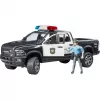 Veículo de brincar Polícia Pickup BRUDER RAM 2500 Police 02505 – modelo à escala, veículo de brincar