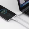 Cabo de silicone USB-C / USB-C 4smarts High Flex 60W 1,5m branco
