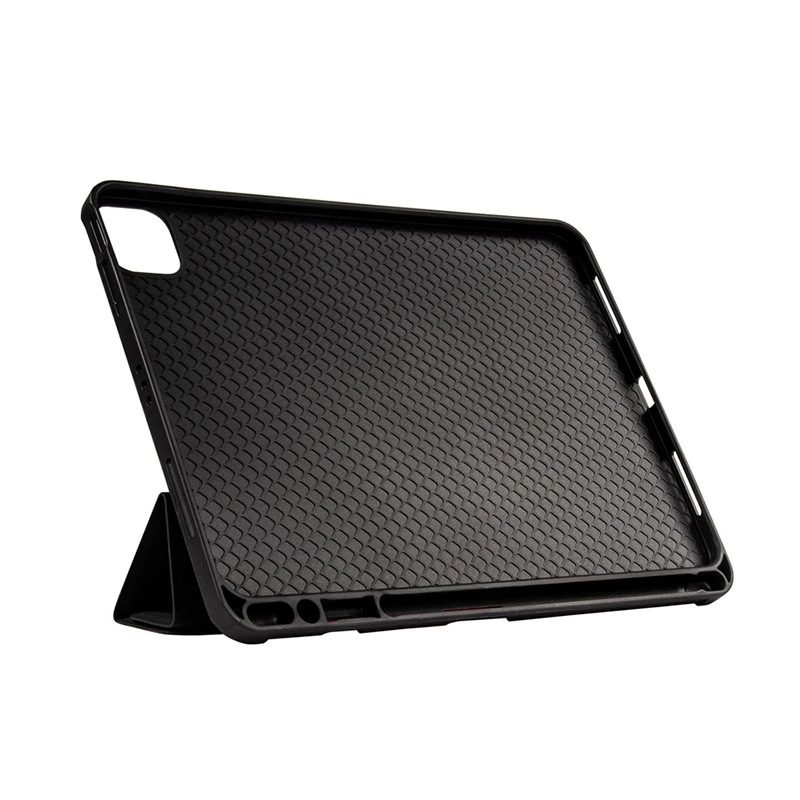 Capa tipo folio Crong FLEXFOLIO para Apple iPad 11 Pro Air 10,9 polegadas preto