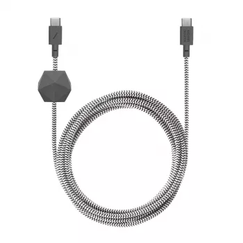 Cabo USB-C para USB-C Native Union Anchor 1,8 m preto branco