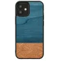 Capa para telemóvel Man and Wood para iPhone 12 mini — Denim preto