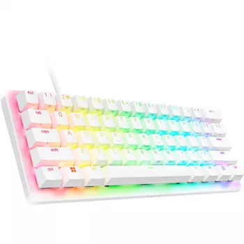 Razer Huntsman V3 Pro Mini - Branco - Layout alemão P - Teclado - ótico (RZ03-04992000-R3G1)