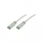 Cabo de rede LogiLink 992298 RJ45, cabo patch CAT 5e SF/UTP 10,00 m cinzento 1 unid.