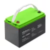 Bateria de gel QOLTEC 53080 12V 100Ah — bateria recarregável selada para alimentação de emergência