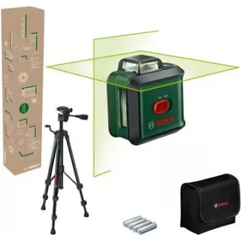 Conjunto de laser de linhas Bosch Universal Level 360 24 m 500-540 nm (< 10mW)