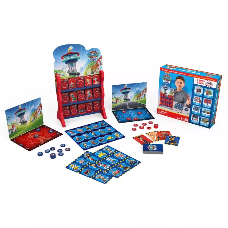 Paw Patrol: Games HQ - Coleção de jogos, jogo de família