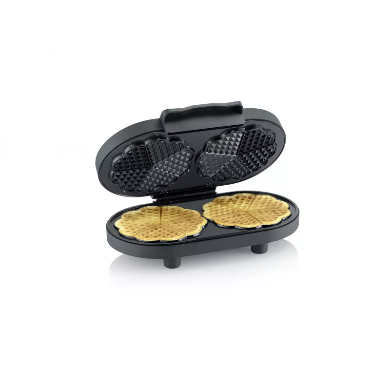 Máquina de waffles Severin WA 2118 2 waffles 1200 W Preto