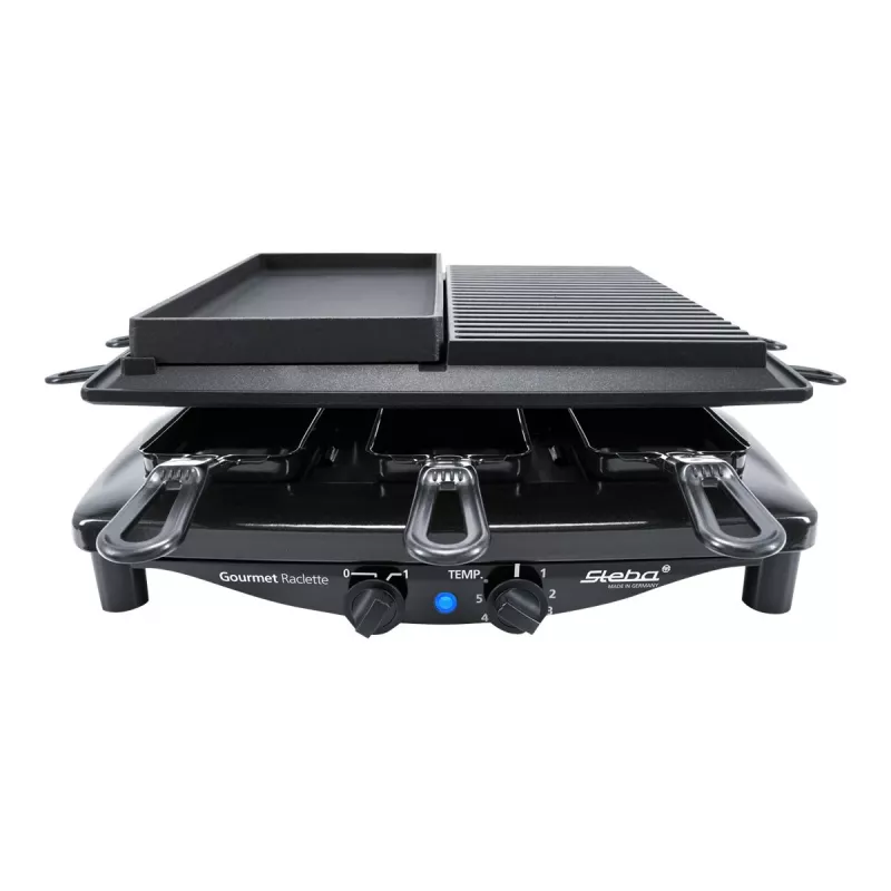 Steba RC 4 Plus Deluxe grelhador raclette, preto
