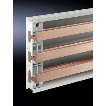 Conjunto de barramento de alimentação Rittal 3529.000, cobre, 3 unid., comprimento 1095 mm