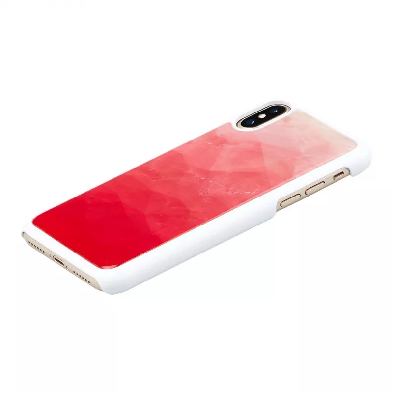 Capa para telemóvel iKins para iPhone XS / iPhone X — Pink Lake White capa de proteção