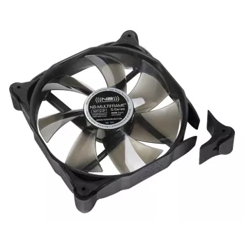 Ventoinha para caixa de computador NoiseBlocker Multiframe M12-P 120 mm, 2000 rpm, 133 m³/h, 4,5 V, preta