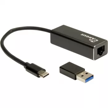 Adaptador Ethernet Inter-Tech IT-732 2500 Mbit/s USB Type-C Com fios