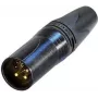 Conector de cabo Neutrik NC10MXX-14-B XLR preto (NC10MXX-14-B)