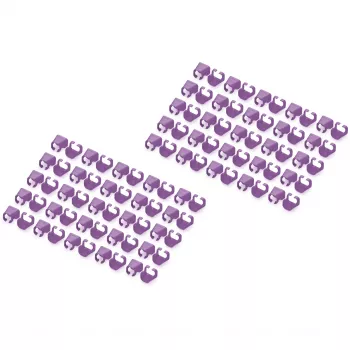 Clipe de codificação de cores Digitus Color Clips para cabo de patch A-CC-VI PVC violeta