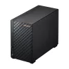 Asustor AS1102TL NAS/servidor de armazenamento Mini Tower Realtek RTD1619B 1 GB DDR4 0 TB ADM preto
