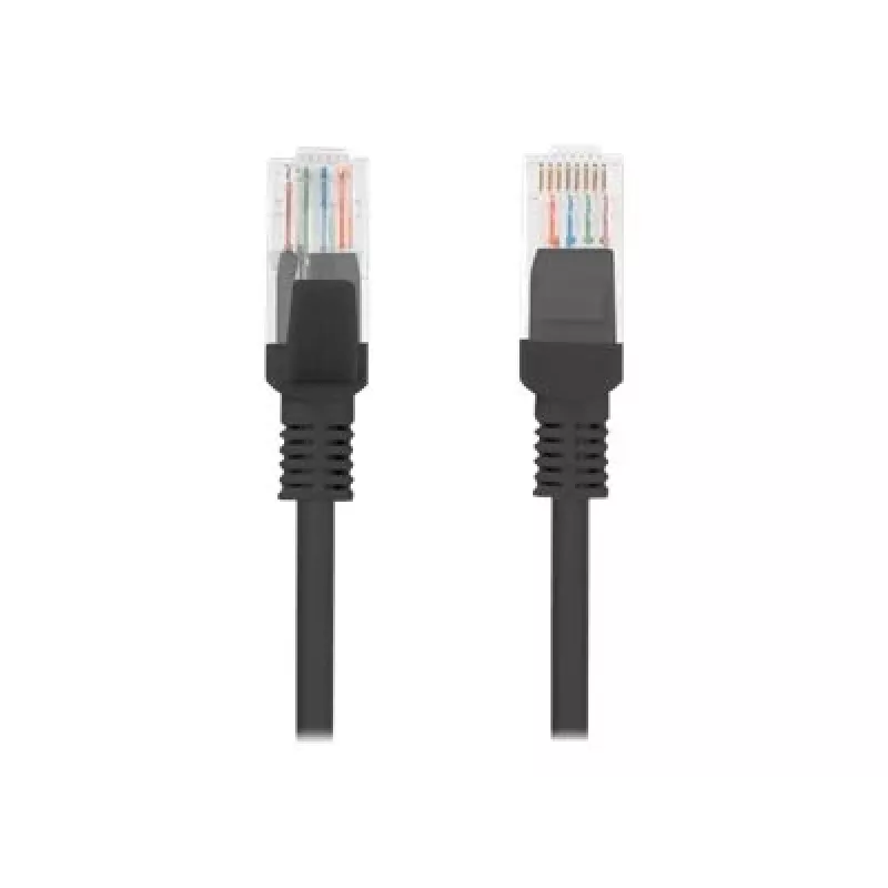 Cabo de rede LANBERG PCU6-10CC-1500-BK Cat6 U/UTP 15 m RJ-45 preto