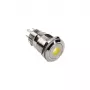 Botão de pressão antivandálico DimasTech 19 mm Silverline Dot RGB PD210