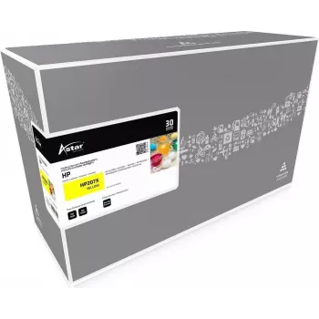AS20256 ASTAR HP CLJ M255NW TONER YEL HC W2212X / HP207X 2450S. sem indicador de nível (AS20256)