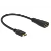 Cabo HDMI DeLOCK 0,23 m Mini-HDMI/HDMI