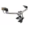 Braço ERGOTRON LX Dual Side-by-Side prateado alumínio polido