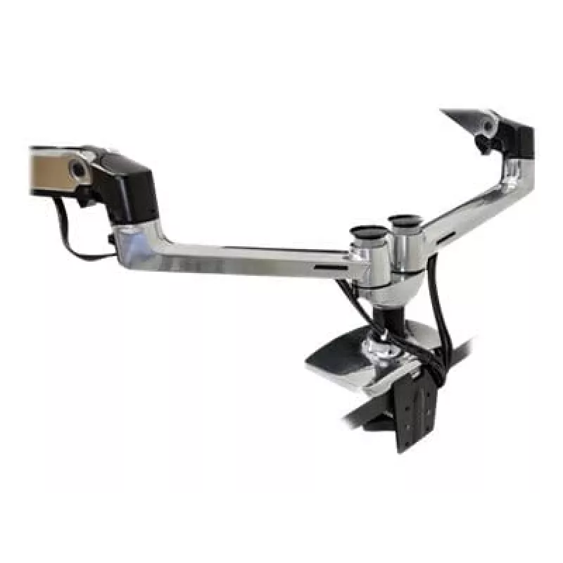 Braço ERGOTRON LX Dual Side-by-Side prateado alumínio polido