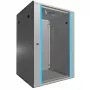 Armário de parede Extralink caixa rack 18U 600x600 cinzento fechadura com chave