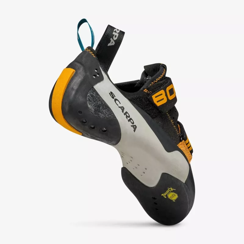 Sapatos SCARPA Booster-preto-laranja-43,5