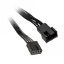 Kolink cabo de extensão PWM de 4 pinos, 30 cm, preto