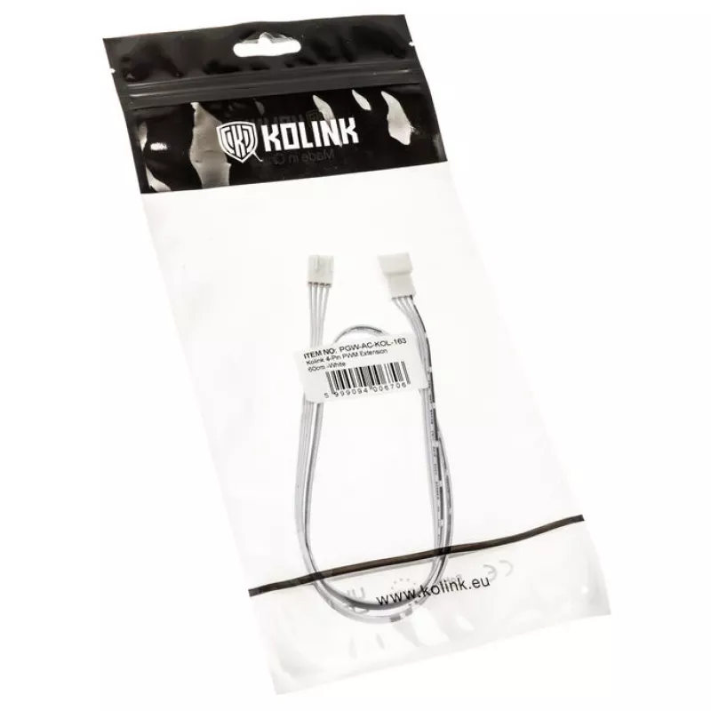 Cabo de extensão PWM Kolink PGW-AC-KOL-163 60 cm branco