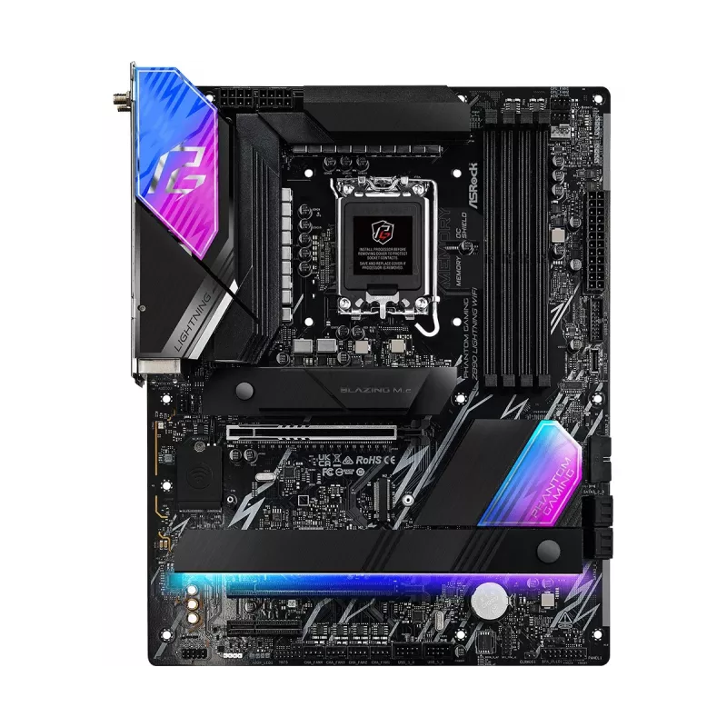 Motherboard ASRock Z890 Lightning WiFi — Intel Z890, LGA1851, ATX, 4× DDR5, Wi‑Fi 7, LAN 2.5Gb, Thunderbolt 4