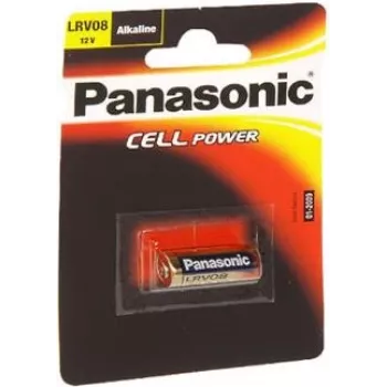Pilha alcalina Panasonic LRV08, 38 mAh, 12 V, compatível com: MN21, GP23A, E23A, V23GA, 8LR932, K23A, RPX625A, L1028 (LRV08L/1BE)
