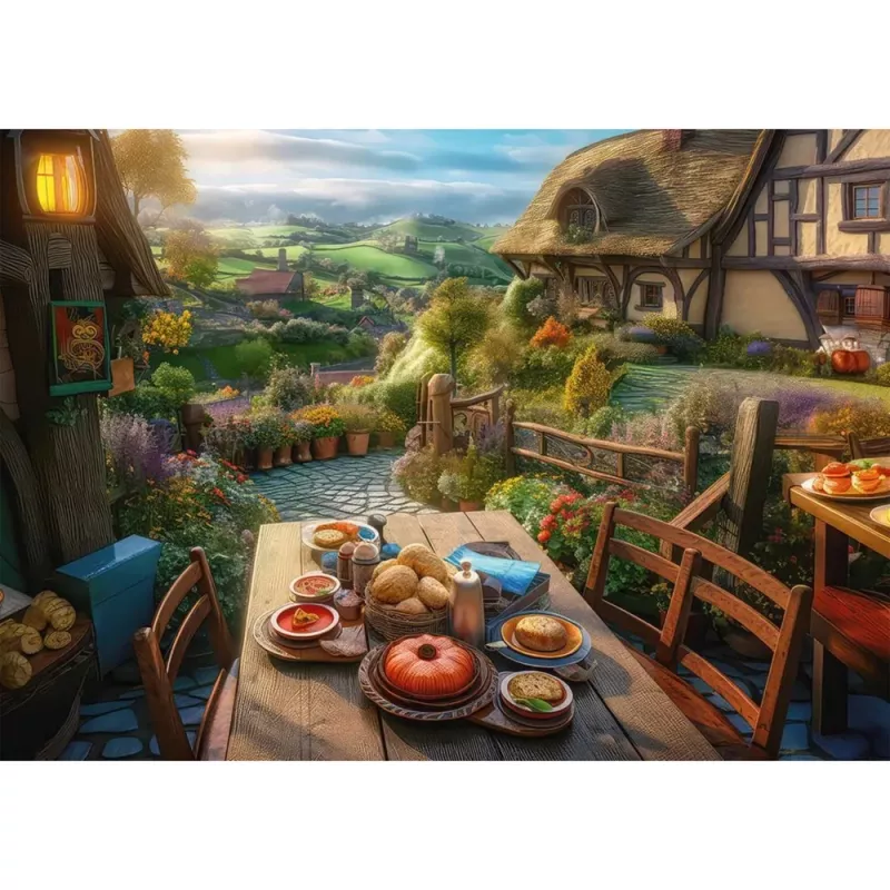 Schmidt Spiele 59763 puzzle „Pequeno-almoço com vista“, 1000 peças, 12+
