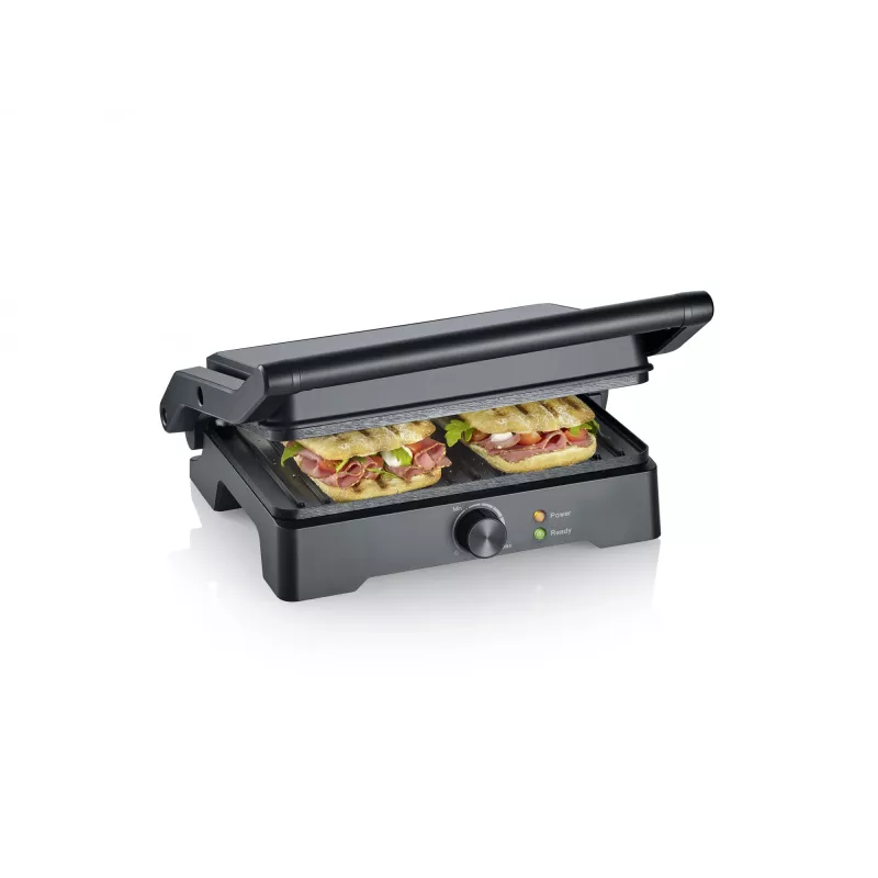 Grelhador múltiplo elétrico SEVERIN KG 2391 XL com superfície de grelhar antiaderente