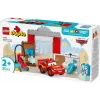 Brinquedo de construção LEGO DUPLO 10456 Visita do McQueen Disney à Oficina do Doc — 35 peças, para crianças a partir dos 2 anos, blocos grandes