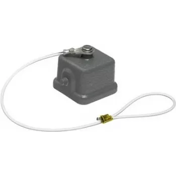 Tampa de proteção Harting 09 20 003 5428 3 A com proteção contra perda — tampa de proteção para conectores