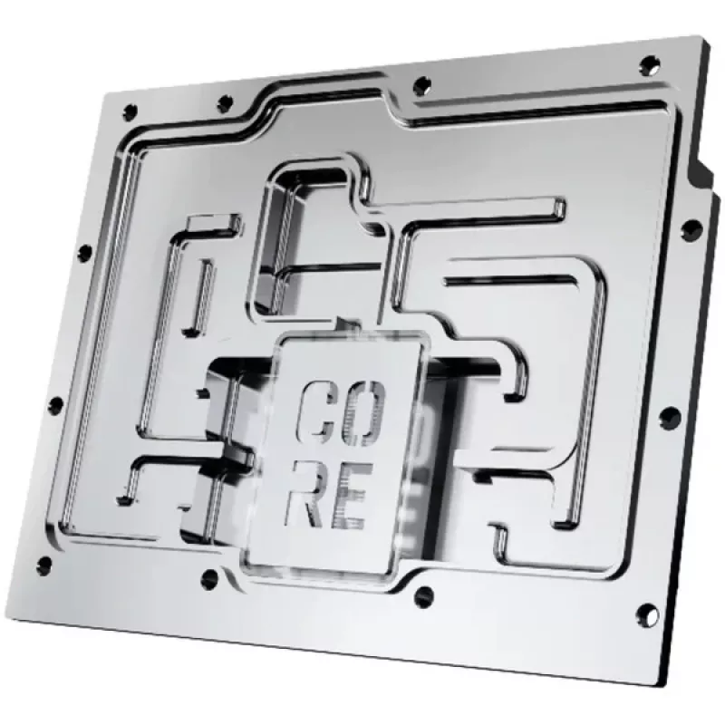 Alphacool Core RX 9070 XT Aorus Elite bloco de água para GPU com backplate, transparente/cromado (14780)