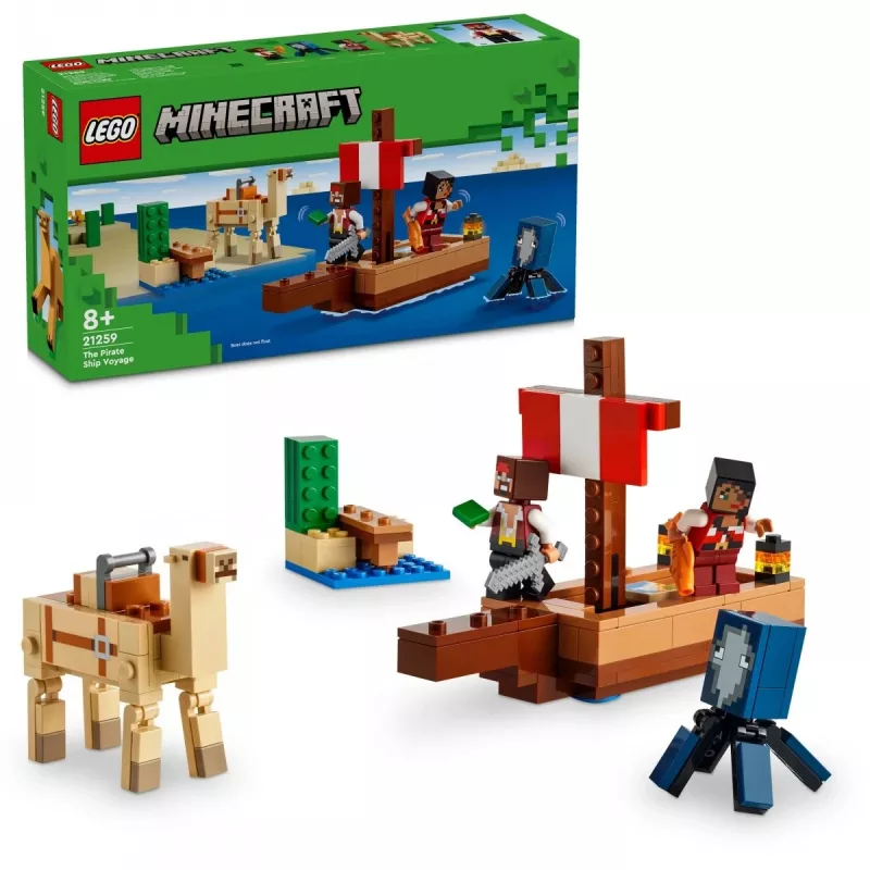 LEGO MINECRAFT 21259 A Viagem do Navio Pirata