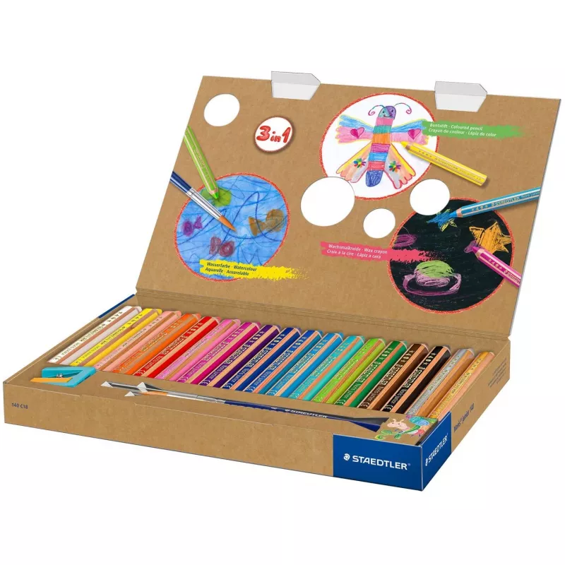 Staedtler Noris junior 140 lápis de cor, 18 un.