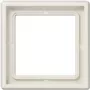 Tampa de interruptor de parede JUNG LS 981 W marfim — tampa em duroplasto sem parafusos, 81×81 mm