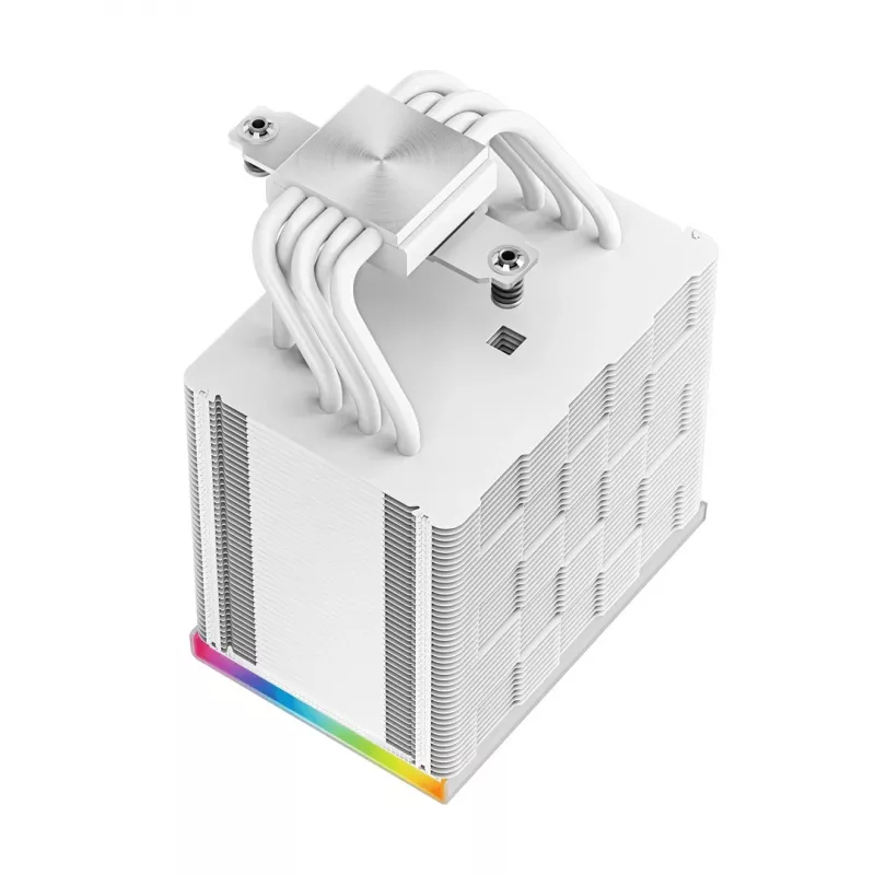 Arrefecedor de ar para processador DeepCool AK500 Digital WH 12 cm branco 1 unid.