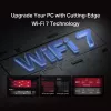 Adaptador PCIe Tri-Band WiFi 7 MERCUSYS MA47BE — conectividade WLAN de alta velocidade