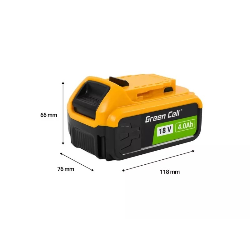 Ferramenta sem fios a bateria Verde Cell PTDW18V4